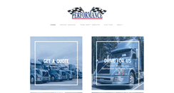 Desktop Screenshot of performancetrucking.com